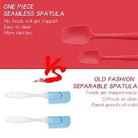 MobFest? BPA Free Food Grade Silicone Baking Cooking Spatulas | Heat Resistant Kitchen Scraper | Non Stick Large Size Spoon | Dishwasher Safe | 11 Inch | Pack of 2 (2)-thumb3