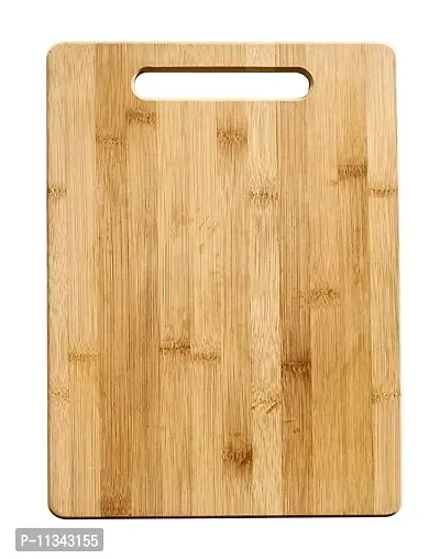 MobFest? Large Wood Chopping Cutting Board for Chopping Slicing Vegetables, Fruits, Cheese, Meat, BPA Free, Eco-Friendly, Anti-Microbial Chopping Board for Kitchen (36 x 26cm)