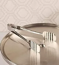 MobFest? Stainless Steel Roti Chimta, Pakkad, Sansi, Chapati, Paratha, Salad Serving Food Tong, 11 Inch-thumb3