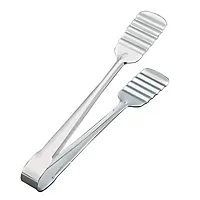 MobFest? Stainless Steel Roti Chimta, Pakkad, Sansi, Chapati, Paratha, Salad Serving Food Tong, 11 Inch-thumb4