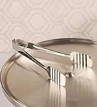 MobFest? Stainless Steel Chimta for Kitchen Use, Roti, Chapati, Paratha Food Tong Pakkad Sansi for Cooking Serving Kitchen Tool, 11 Inch, Silver-thumb3