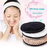 Reusable Makeup Remover Round Cotton Wipes Microfiber Facial Cleansing Wipe Skincare Pads (2)-thumb4