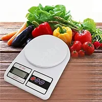 MobFest? Electronic Digital 10 Kg Weight Scale Lcd Kitchen Weight Scale Machine Measure for measuring fruits,Spice,Food,Vegetable Weighing Scale&nbsp;&nbsp;(White)-thumb1