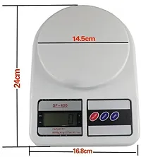 MobFest? Electronic Digital 10 Kg Weight Scale Lcd Kitchen Weight Scale Machine Measure for measuring fruits,Spice,Food,Vegetable Weighing Scale&nbsp;&nbsp;(White)-thumb2