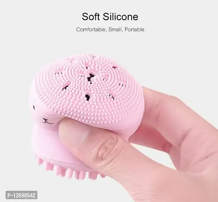 MobFest? Super Soft Silicone Face Wash Cleanser Brush Massage Exfoliate Facial Cleansing Octopus Face Washing Brush-thumb5
