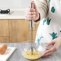 MobFest Stainless Steel Balloon Shape Wire Whisk, Egg Beater, Kitchen Tool for Stirring, Mixing, Whisker - 12 Inch-thumb2