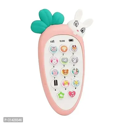 Radish Style Cute Rabbit Face Pretend Play Cell Phone Toy for Kids