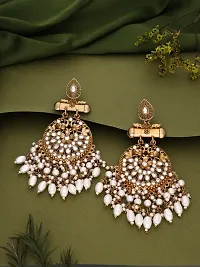 Combo Of 1 Choker Set With 2 Pair Of Earrings And Maang Tikka Set For Women-thumb2