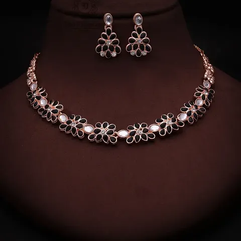 New Necklace Jewellery Set with Earrings for Women and girls