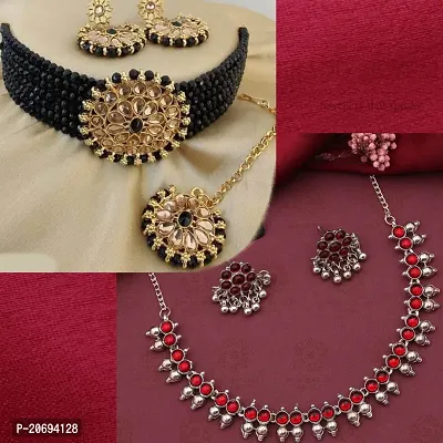 Stylish Alloy Jewellery Set For Women- Set Of 2-thumb0