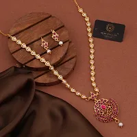 Stylish Brass Jewellery Set For Women-thumb1