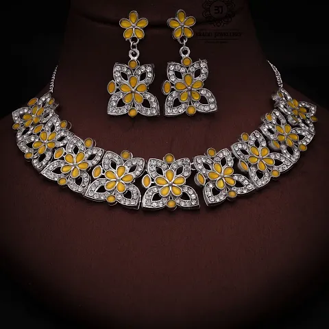 New Plated Traditional Fashion Jewellery Set for Women Girls.