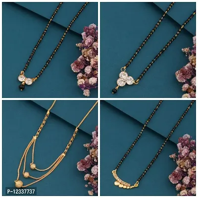 New Stylish Pack Of 4 Combo Women Mangalsutra Set