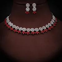 Traditional Silver Plated Jewellery Set For Women-thumb2