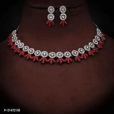 Traditional Silver Plated Jewellery Set For Women-thumb3