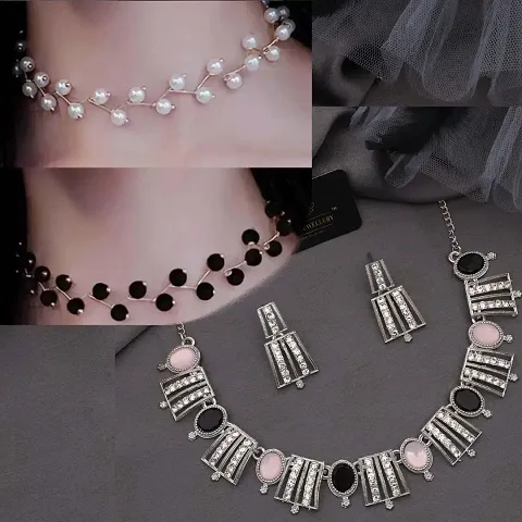 Stylish Women Jewellery Set Combo of 3