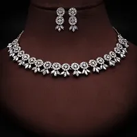 Traditional Silver Plated Jewellery Set For Women-thumb2