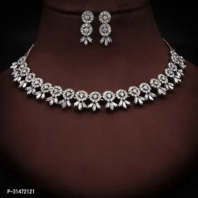 Traditional Silver Plated Jewellery Set For Women-thumb3