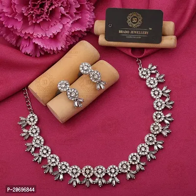 Stylish Brass Jewellery Set For Women