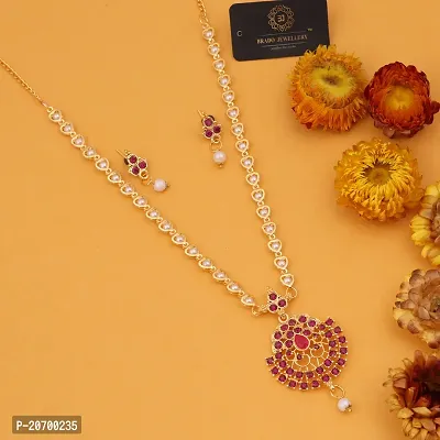 Stylish Brass Jewellery Set For Women-thumb4