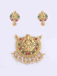 Designer Golden Alloy Jewellery Set For Women-thumb2