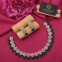 Traditional Silver Plated Jewellery Set For Women-thumb2