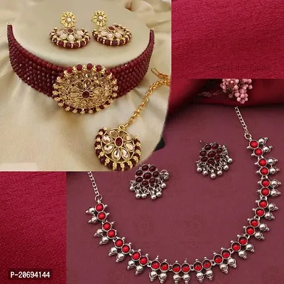 Stylish Alloy Jewellery Set For Women- Set Of 2