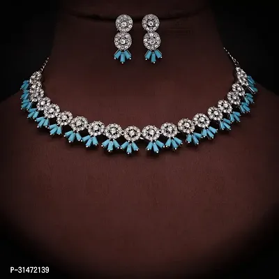 Traditional Silver Plated Jewellery Set For Women