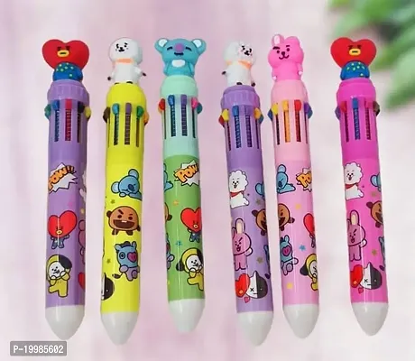 Buy Bts 10 In 1 Multi Color Pen Kanjak Gift Special Multi-function
