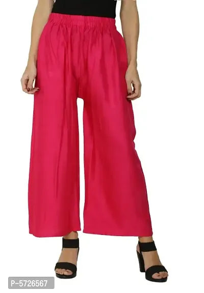 Women's Wear Palazzo in Pink Color