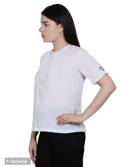 Cotton Jersey Casual Regular Tshirt for Women-thumb3