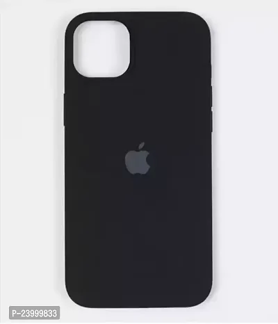 Premium Quality Iphone 12 Silicon Black Back Case