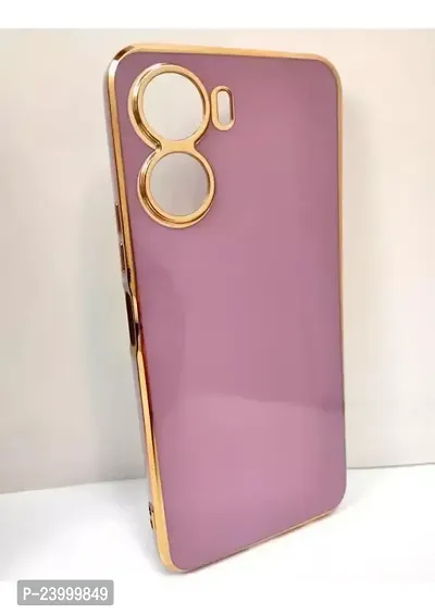 Premium Quality Vivo Y 16 Purple Back Cover-thumb0