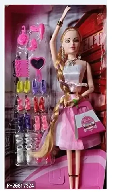 Pink Coloured Doll Set