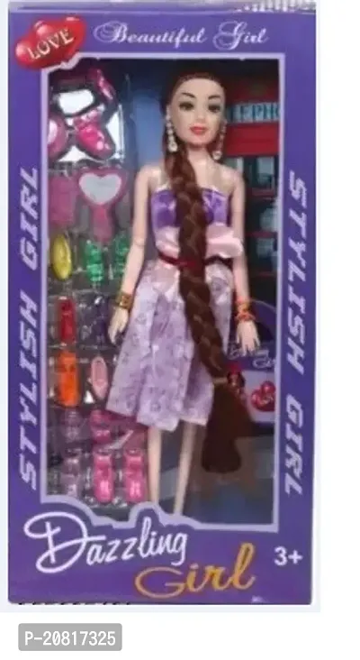 Purple Coloured Doll Set