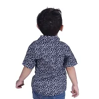 New Collared Neck Half-Sleeves Black Shirt For Baby Boys-thumb1