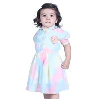 Mini Lily Pure Cotton A-Line Frock For Baby Girls | Multicolor | 1-2 Years | KIDS0079-thumb3