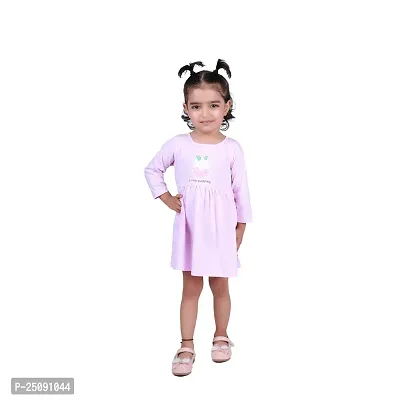 Classic Cotton Printed A-Line Frock for Kids Girls