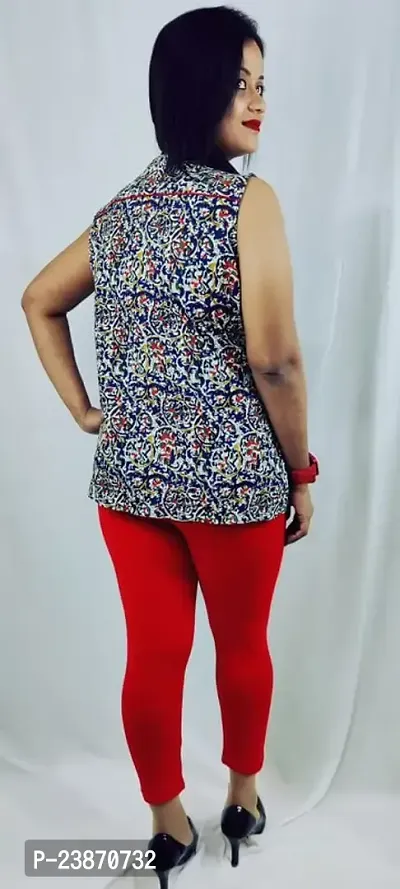 Summer Casual Stylish Sleeveless and Soft Pure Kalamkari Cotton Tops for Woman and Girls Ethnic wear-thumb6