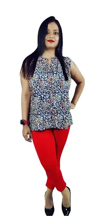 Summer Casual Stylish Sleeveless and Soft Pure Kalamkari Cotton Tops for Woman and Girls Ethnic wear