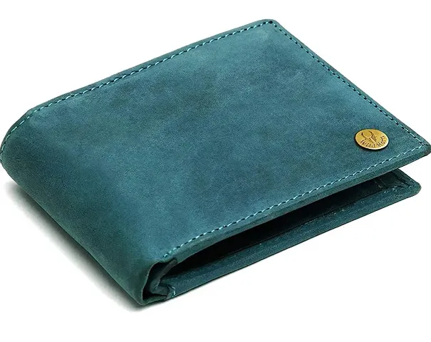 Designer Artificial Leather Solid Two Fold Wallet For Men