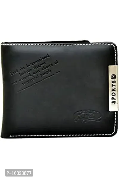 Stylish Fancy Designer Artificial Leather Solid Card Holder Wallet For Men-thumb0