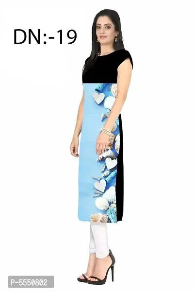 American crepe polyester type printed dress materials for women-thumb0