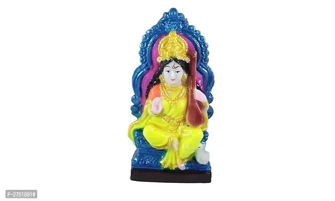 Karukrit Collections Goddess Devi Saraswati Maa Holding Bina In Hand Murti Idol For Pooja And Home Decoration