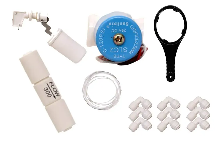 Water Purifiers Ro Spare Parts Kit- solenoid valve+ float valve+elbow+FR+Pipe+key For All Ro Water Purirfier