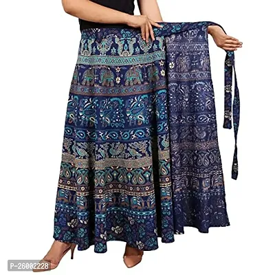 Stylish Women Cotton Knee Length Skirt