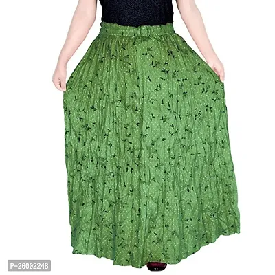 Stylish Women Cotton Knee Length Skirt