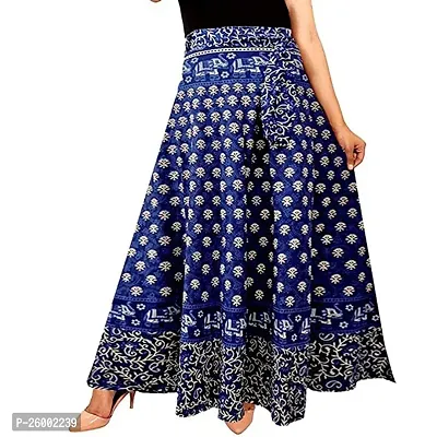 Stylish Women Cotton Knee Length Skirt-thumb0