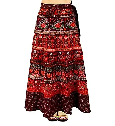 sunrise paridhan Women Maxi Skirt (SPOMP018_Multicolored_Free Size)