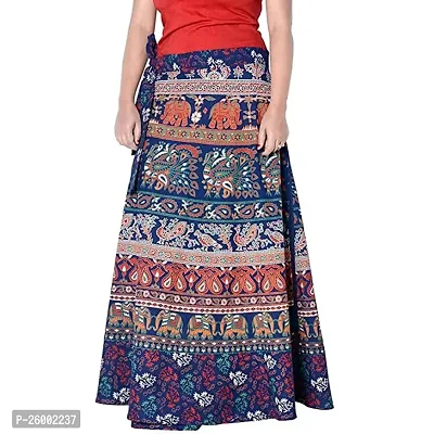 Stylish Women Cotton Knee Length Skirt-thumb0